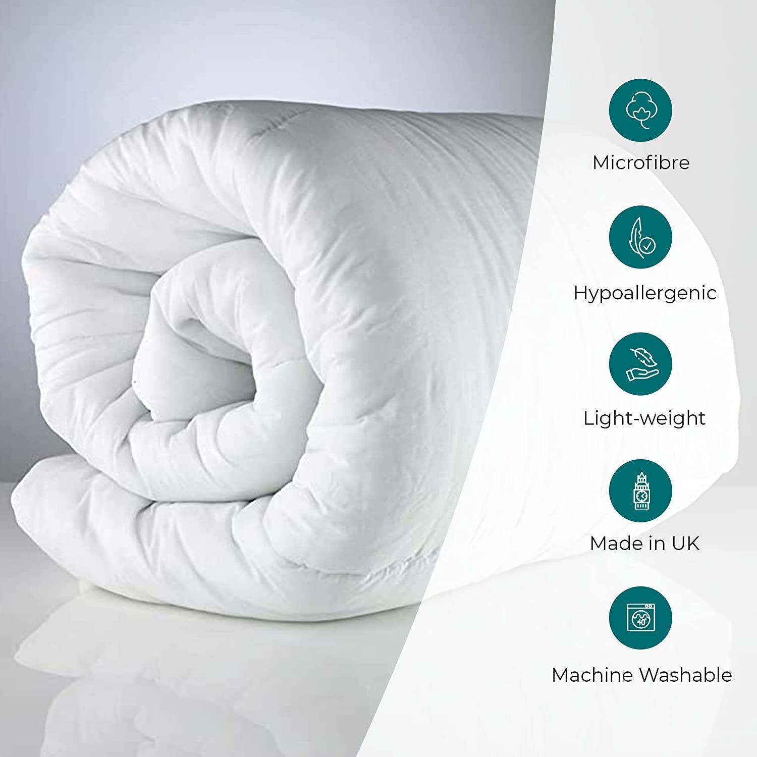 Luxury Duvet Quilt Tog 4.5 10.5 13.5 15 Hotel Quality Warm Duvets All Sizes eBay