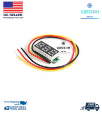 0.28inch Mini Gauge Voltage Meter Voltmeter DC 0-100V 3 Wire LED Display Monitor