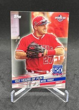 MIKE TROUT Los Angeles Angels - 2019 Topps Opening Day 150 Years of Fun #YOF-25