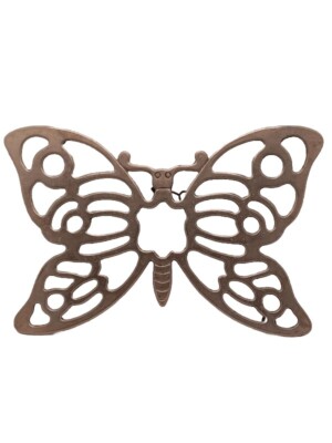 Untersetzer in Schmetterlingsform | Leonard Silverplate (Vintage)