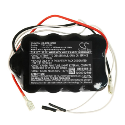 TB01020701 Battery for  Primedic  Medtronic  DEFI-B M110 M111 M112 M113  3000mAh