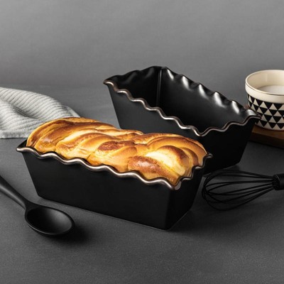 9'' Ceramic Loaf Dish Set 2-Piece Bakeware Non-Stick Kitchen Baking Dish Pan US