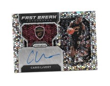 Caris Levert 2022-23 Panini Prizm Basketball Fast Break Silver Disco Auto FB-CLV