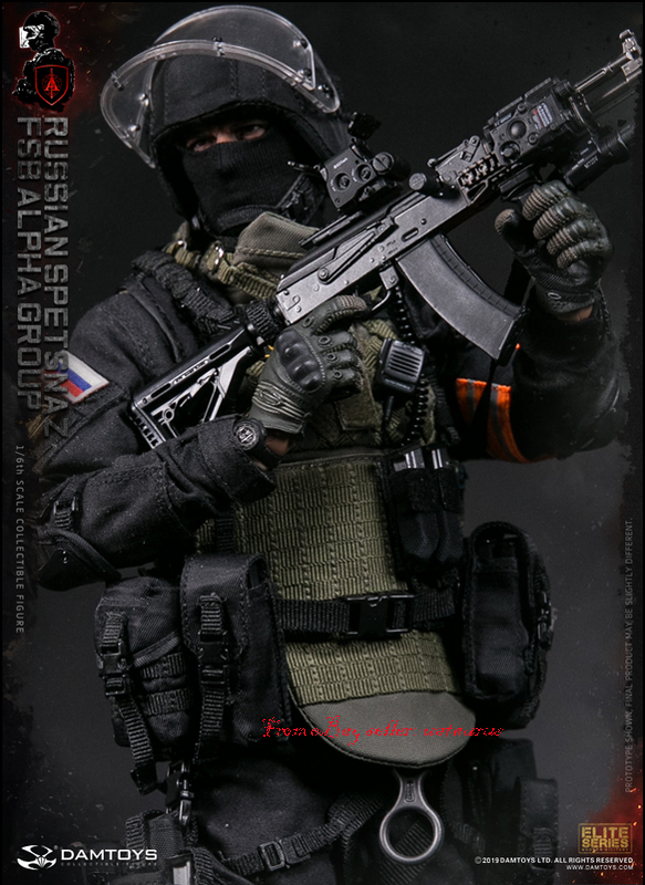 Perfect Damtoys 78064 1/6 Russian Spetsnaz Fsb Alpha Group Action