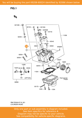 SUZUKI Plug,4x18, K9206-60024 OEM | eBay UK