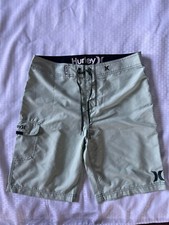 Hurley Men  s Swim Shorts Mint Green Sz 33 New Free Shipping 