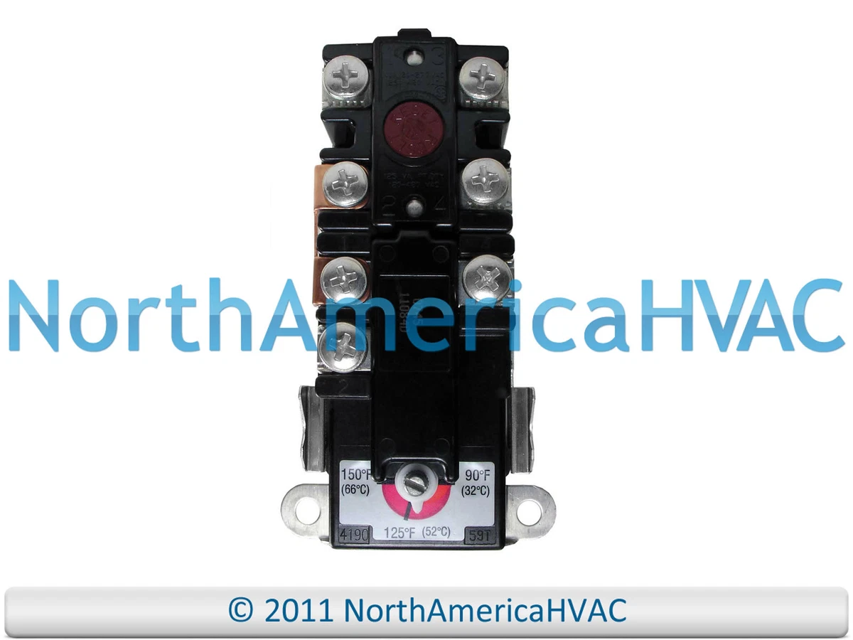Electric Water Heater Single Thermostat Limit Switch Rheem Ruud UV11698  RP11698 | eBay