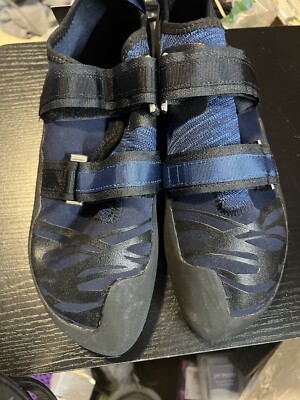 Climb X Rave Nlv Mens Blue/Black Performance Rock Climbing Shoes Size W 9.5 M 7.
