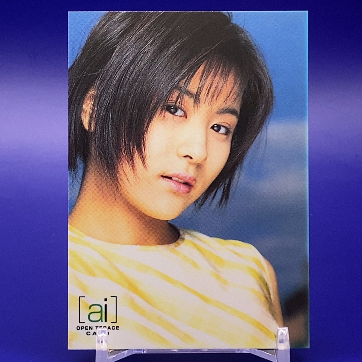 あい Ai Maeda Japanese Gravure Idol Open Terace Card No.072 Made In