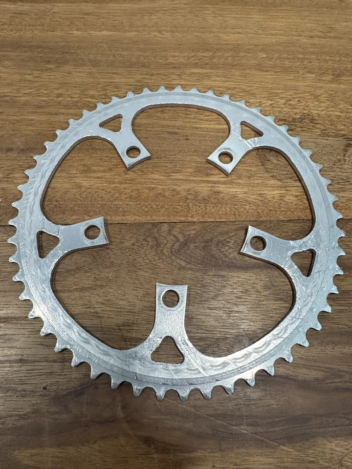 Plato Sugino Vintage 53 Dientes 110 BCD 53t Bicicleta Años 80 A4 Foto 4 de 4