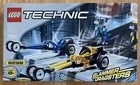 LEGO 8238 Technic Dueling Dragsters, Rare Vintage Set, New In Factory Sealed Box