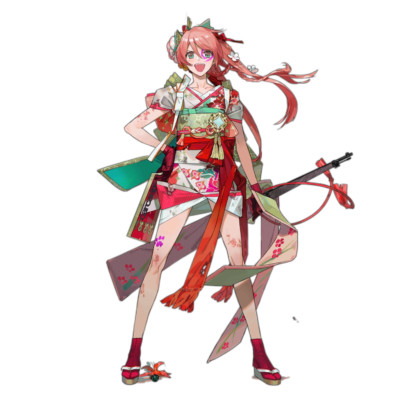 Carcano M1891 Kimono Alt Girls Frontline Anime Weatherproof Sticker 6'' Car Decal