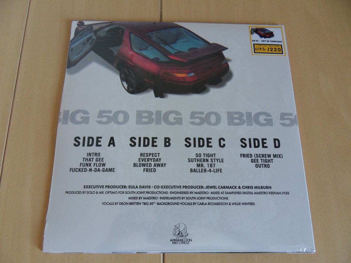 Big 50 - Ain't No Turnin Back -Vinyl, Armabillion records, G-Funk