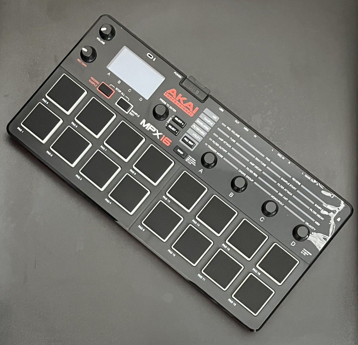 Akai MPX16 Sampler SD Sample Recorder and Player for sale online 