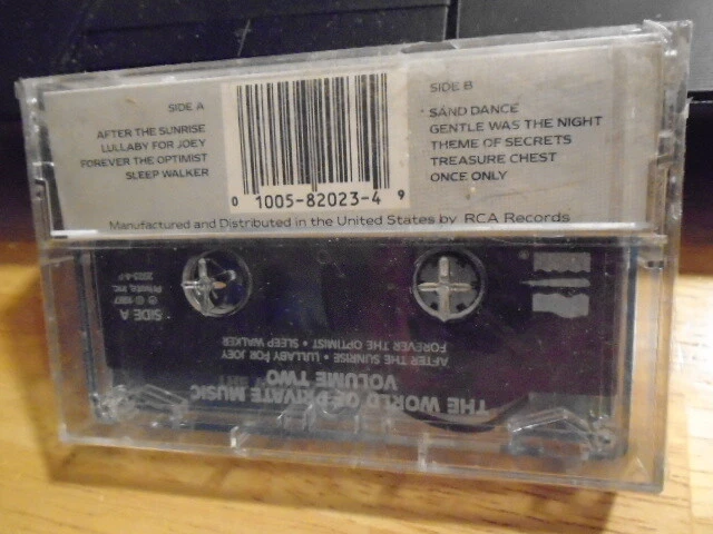 SEALED RARE OOP Private Music CASSETTE TAPE new age YANNI Patrick O'Hearn Azuma - Image 2 of 2