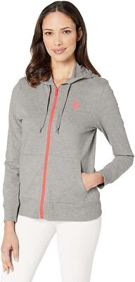 、 U.S. Polo Assn. 274549 Women's French Terry Zip Up Hoodie, Heather