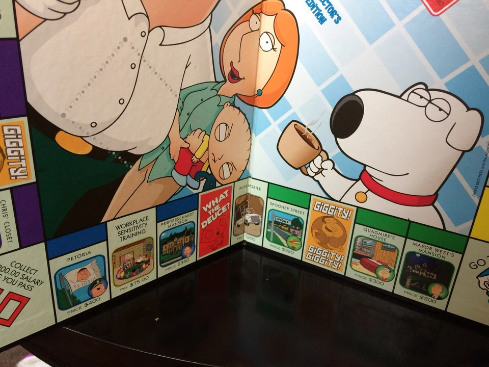 Tablero de repuesto Family Guy Monopoly Edición Coleccionista Foto 2 de 4