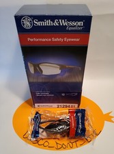 Smith  Wesson Equalizer Safety Glasses with Gun Metal Frame and Clear Lens