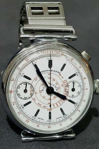 1930s Zais Breitling Pilots Snail Telemeter Mechanical Chronograph trench  watch | eBay