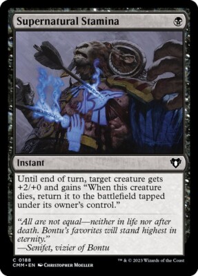 MTG CMR: Supernatural Stamina (Instant) Foil Common 151/361