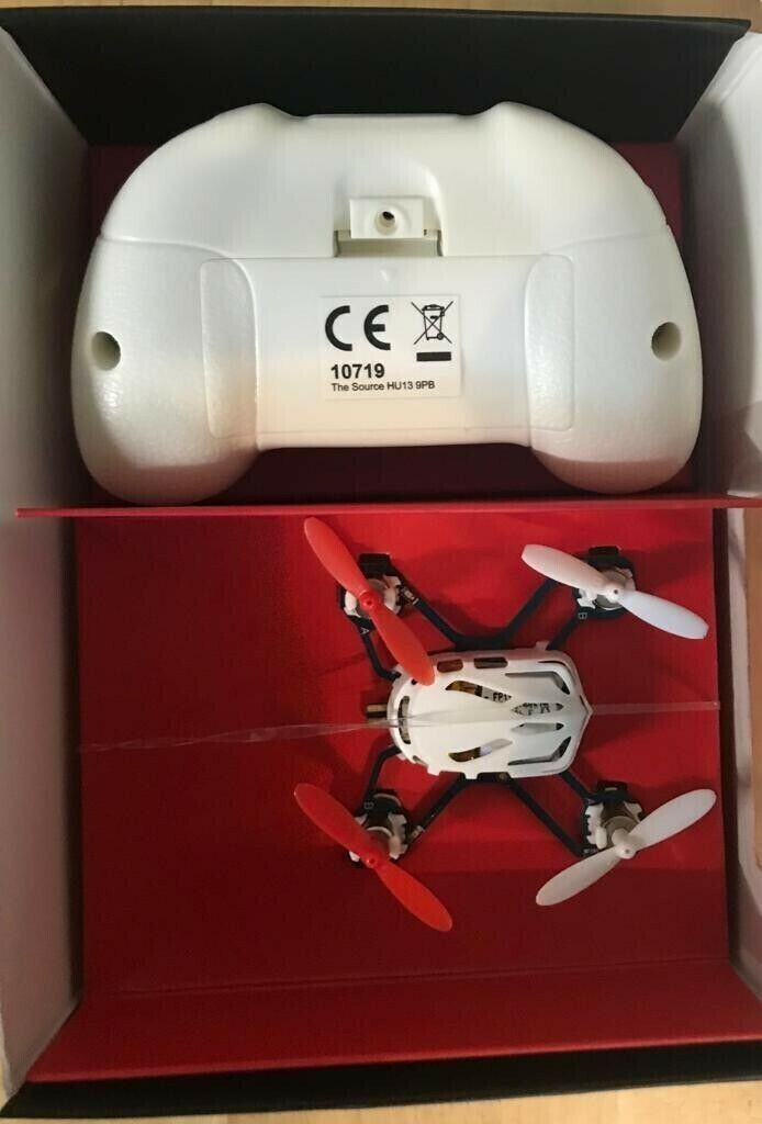Hubsan Q4 Nano Quadcopter Mini 2.4Ghz Radio System White Red5 Gift 