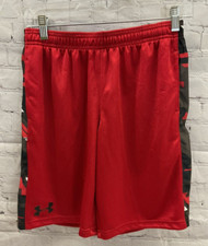 Under Armour Youth Boys Loose Fit HeatGear 1238083 Size Large Red Shorts NWT 25