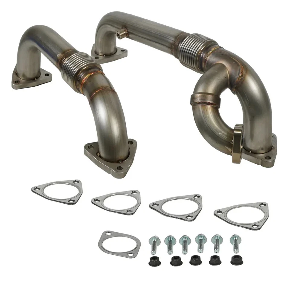 Kit de colector de escape y tubo ascendente diésel BD para 08-10 Ford 6,4 L Powerstroke 1041484 Foto 4 de 4