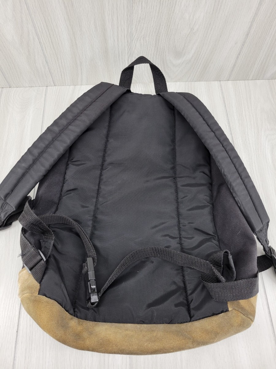 Vintage 90's Leather Bottom Black Spalding Backpack | eBay