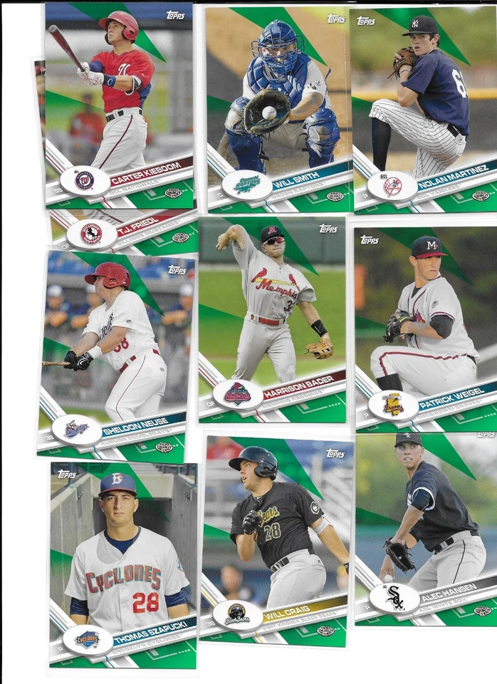 2017 TOPPS PRO DEBUT GREEN /99 YOU PICK YOUR LOT FINISH SET U PICK RC - Image 2 of 2