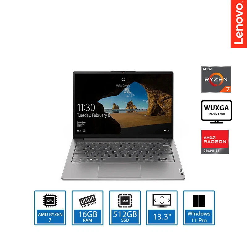 Lenovo ThinkBook 13s G3 Laptop AMD Ryzen 7 5800U 16GB 512GB SSD 13.3