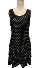 Calendar Dress, Medium, Sleeveless, Double Skirt, Back Zipper