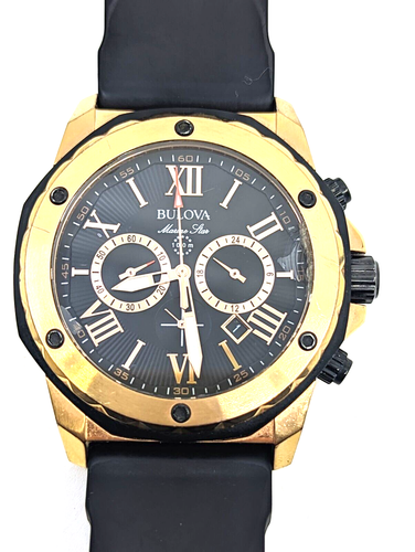 bulova men's 98b104 marine star calendar watch