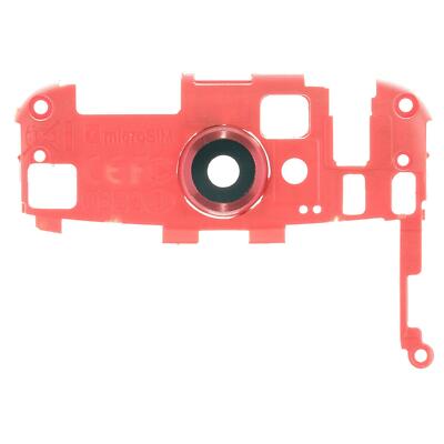 Original HTC ONE S G24 Kamera Glas Kameralinse Scheibe Glas Gehäuse rot