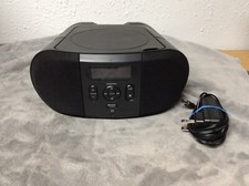 onn. 100008719 Portable CD Player Boombox, Black TESTED WORKS 