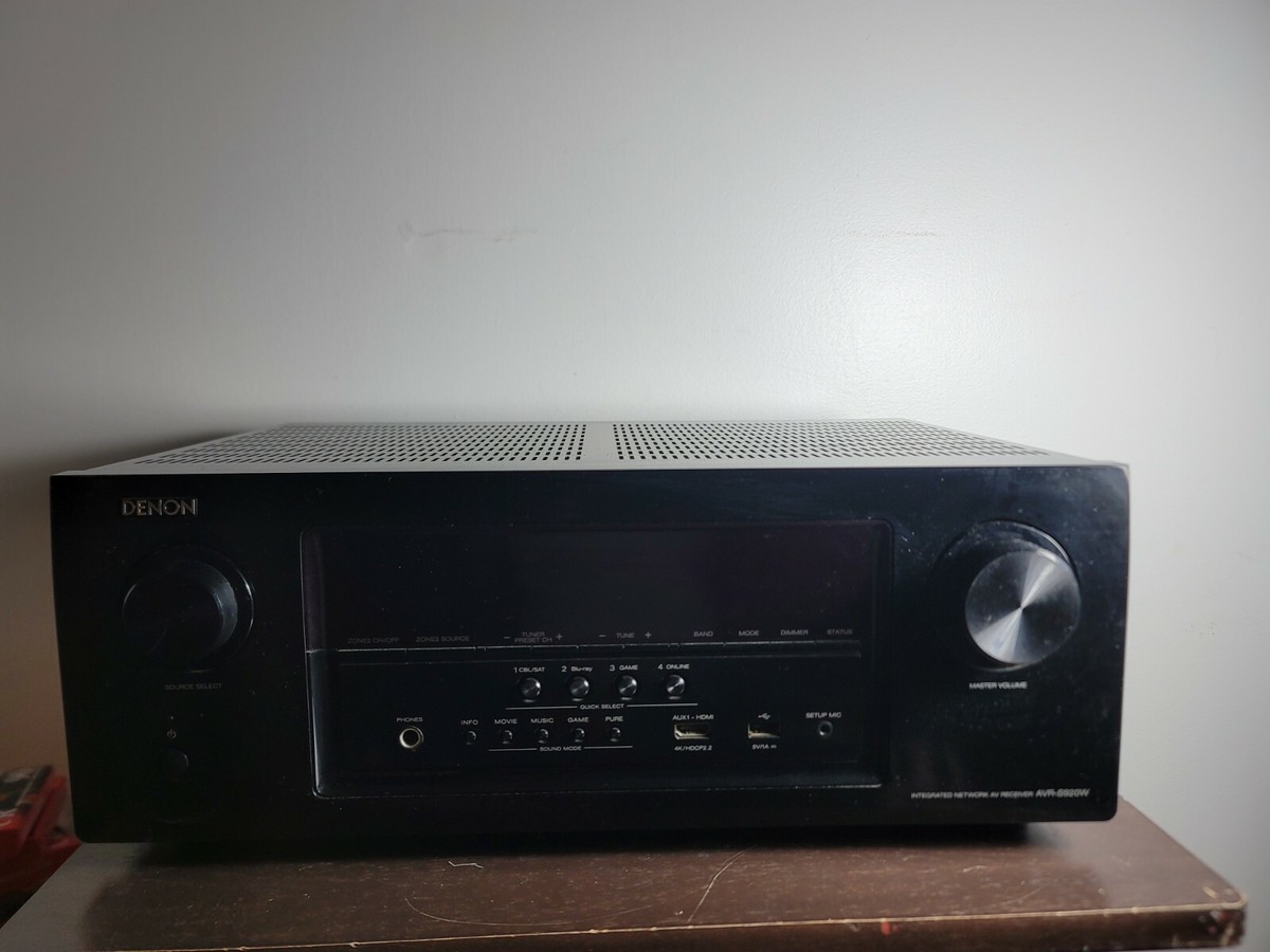 Denon AVR-S920W 7.2 Channel Full 4K Ultra HD AV Receiver with