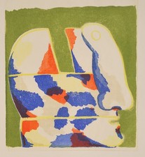 Horst Antes/non autografato/acquaforte/a. l'archivio laboratorio di stampa Kätelhön