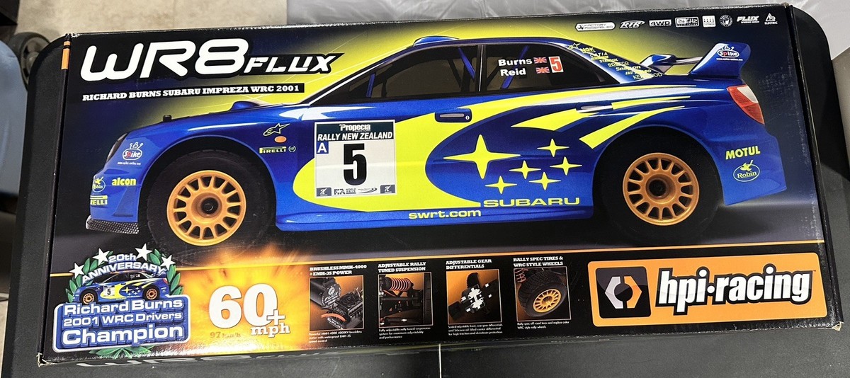 HPI Racing Burns WR8 Flux WRC Subaru Impreza 1/8 Scale 4WD RTR