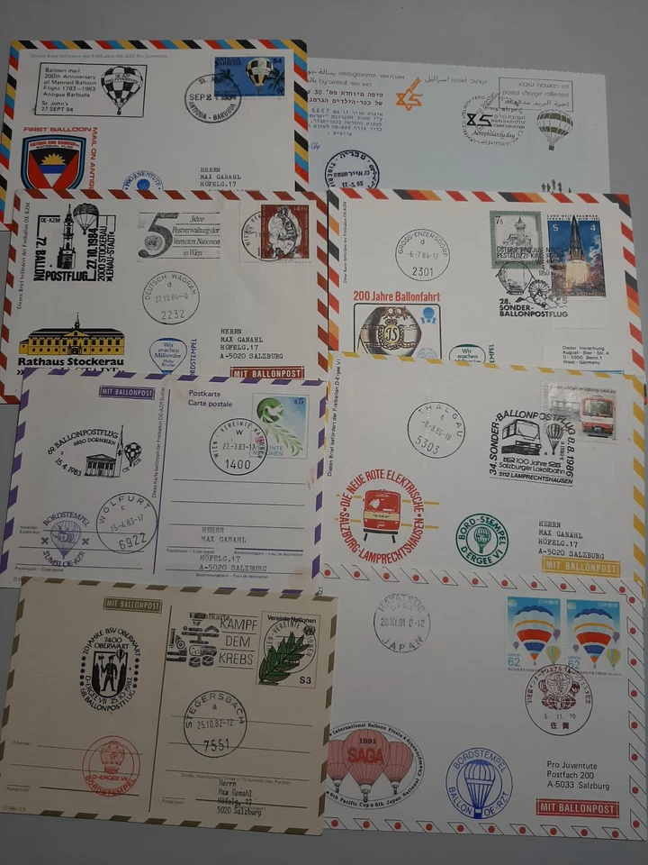 Alle Welt Sammlung Ballonpost - Bild 3 von 4