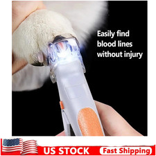 Professional Pet Nail Clipper scissors With LEDLight Cat Dog Nail Clipper Tool