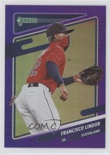 2021 Panini Donruss Variation Holo Purple Francisco Lindor (Fielding) #139 06p8