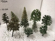 Set Of 10 Model Trees , Military Diorama War games Scenery, 1/35 Railway RIA15V