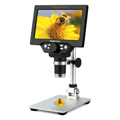 7 inch LCD Digital Microscope,12MP 1-1200X Magnification 1080P Coin Microscop...