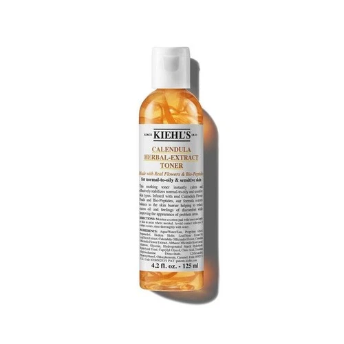 Kiehl's Calendula Herbal Extract Alcohol-Free Toner 4.2 oz/125 ml New $30 value