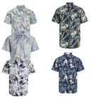 Jack & Jones Mens Short Sleeve Cotton Casual Summer Printed Shirts