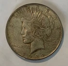1922  $1 Peace Dollar 90% Silver P  Uncertified, Circulated, Ungraded