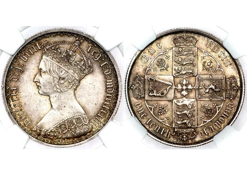 1873 Victoria Florin — photo from another recent sale