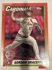 2025 Topps Series 1 - 1990 Topps Baseball Gordon Graceffo #T90-58 Pink (RC)