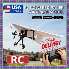 Rc Paper Airplane Kit with Gyro Stabilizer –DIY Model Airplanes Construction Set