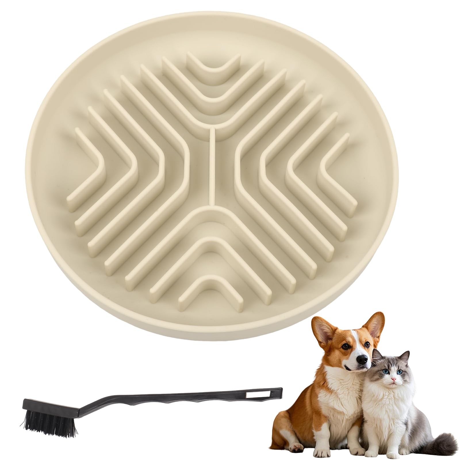 Gamelle anti-glouton chien et chat 20cm au design ergonomique et finitions premium durables