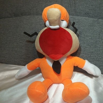 Custom Made  Mr Orange Plush Pizza Tower
